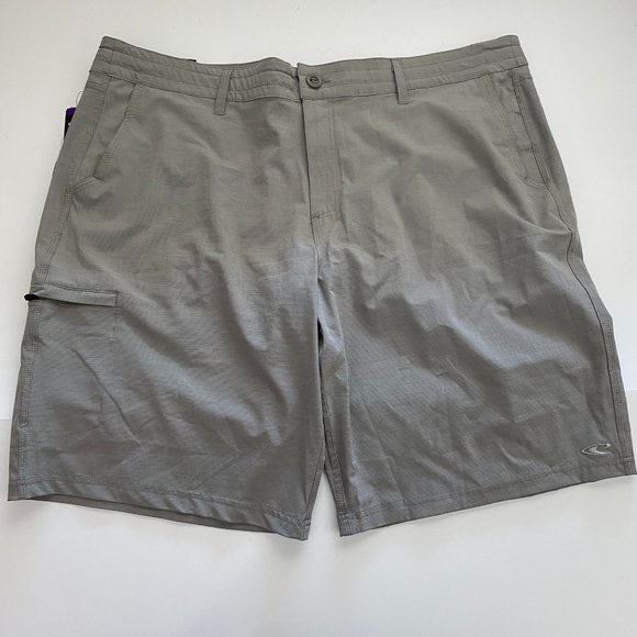 O'Neill Shorts Oneill Board Shorts 4 Crossover Gray Zip Pocket Men